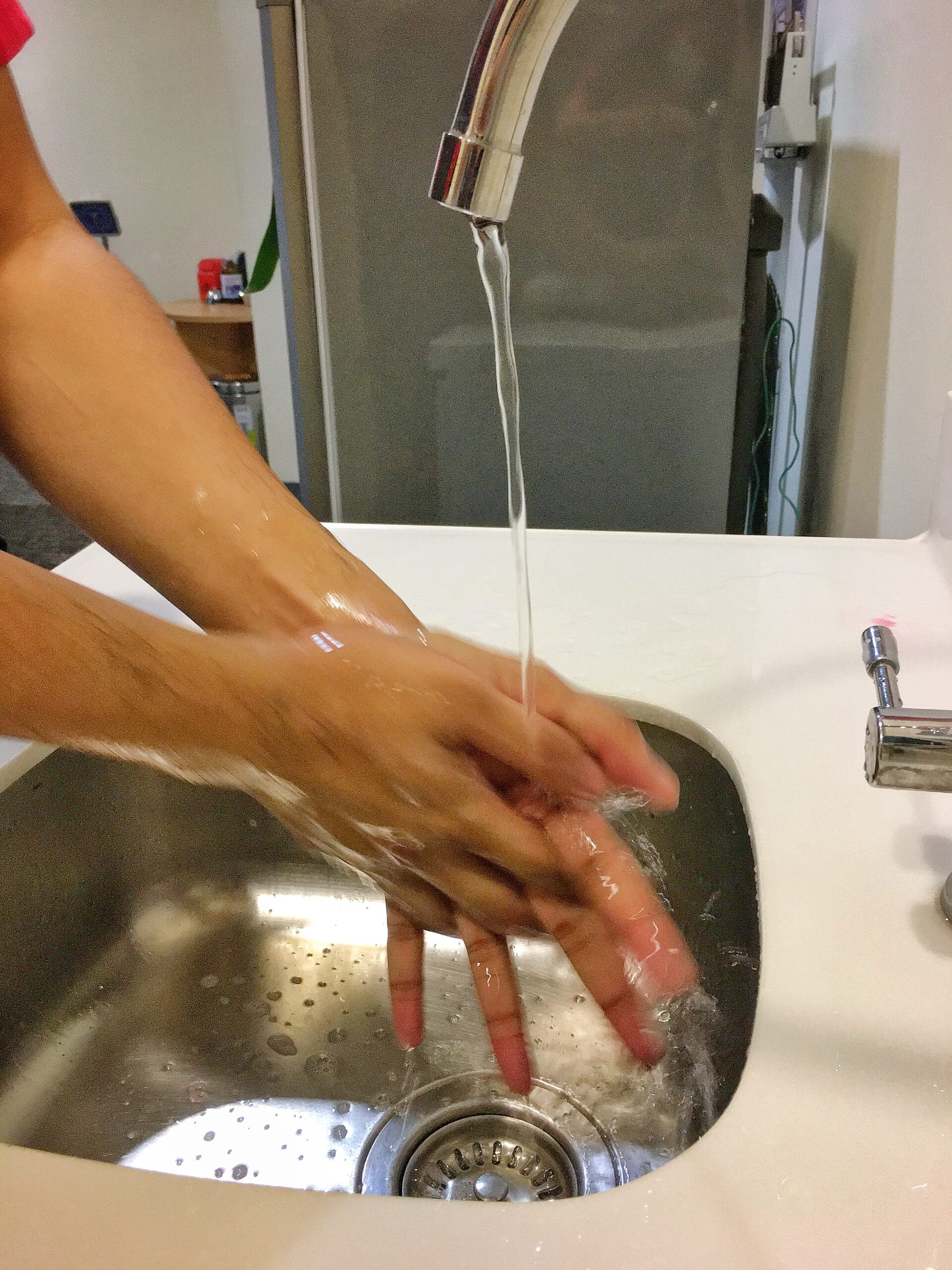 What is proper handwashing?